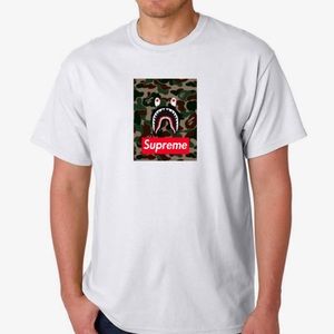 Supreme Rare Box logo x Bape T-Shirt